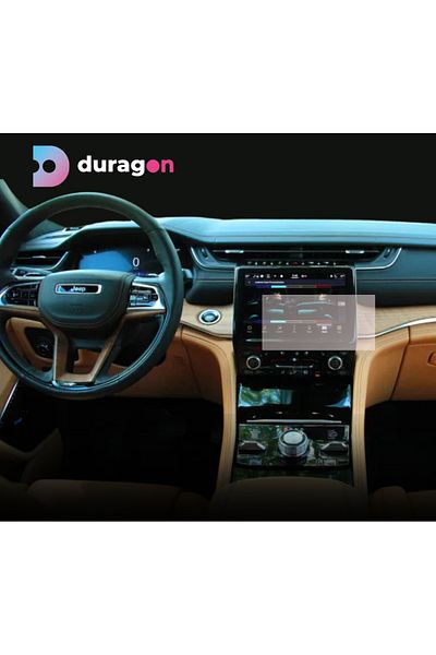 Jeep Duragon navigation display protection film, for Jeep Grand Cherokee L 2020+, matte, installation kit