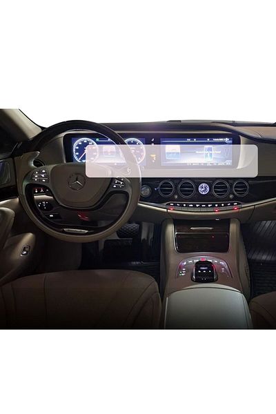 MERCEDES Duragon navigation display protection film, for Mercedes Benz S-class (W222) 2013-2017, matte, kit