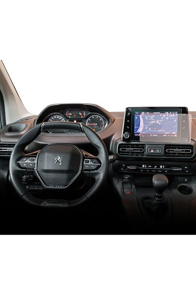 Citroen / Peugeot Navigation Protection Film Peugeot e-RIFTER 2024+, Duragon, Matte silicone, installation kit