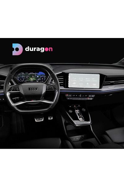 UNIVERSAL CAR Navigation Display Protection Film, Duragon, and Dashboard Clocks Audi Q4 e-tron 2021+, silicone, kit