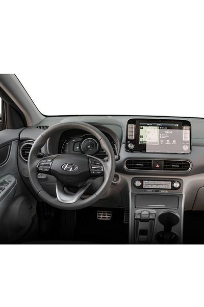 Hyundai Navigation Protection Film Hyundai Kona Electric 2018-2020, Duragon, silicone, installation kit