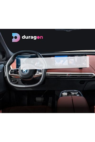 BMW Duragon navigation and dashboard display protection film, for BMW iX 2021+, matte, kit