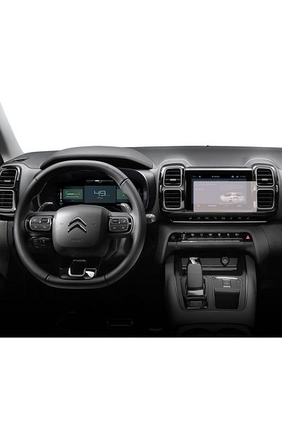 Citroen / Peugeot Duragon navigation display protection film, for Citroen C5 Aircross 2018+, matte, installation kit