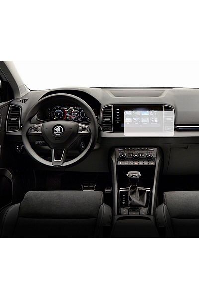 Skoda Navigation Protection Film Skoda Karoq 2017-2021, Duragon, silicone, installation kit
