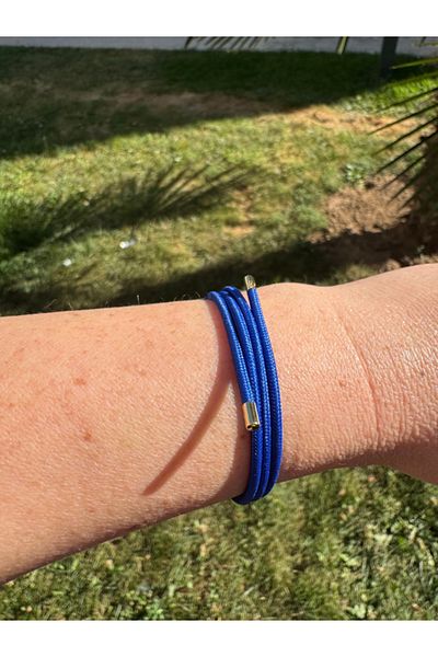 bijuxbymrv Navy Blue Colored Magnet Bracelet-Anklet-Necklace