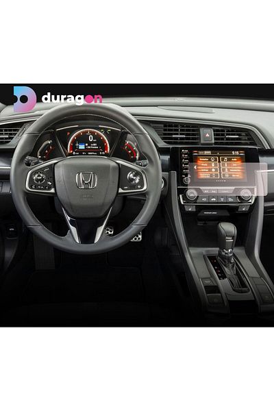Honda Navigation Display Protection Film, Duragon, Honda Civic Hatchback 2019-2021, mat silicone, kit