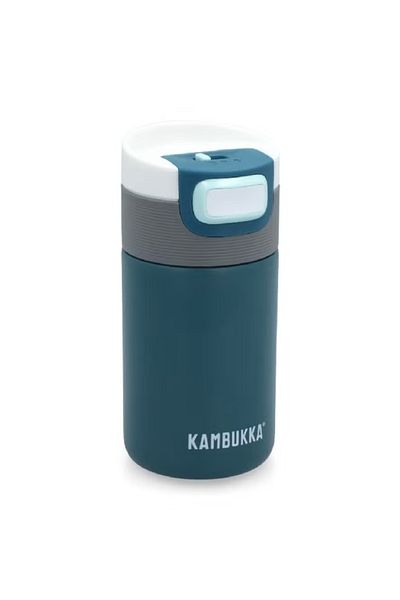 Kambukka BPA-Free Leak-Proof Insulated Thermal Mug Deep Teal 300ml