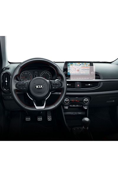 Hyundai / Kia Navigation Protection Film Kia Picanto 5 doors 2020-2023, Duragon, silicone, installation kit
