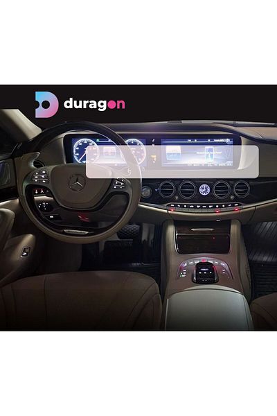MERCEDES Duragon navigation display protection film, for Mercedes Benz S-class (W222) 2013-2017, matte, kit