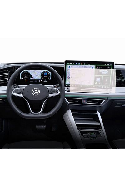 Volkswagen Matte Film Volkswagen Tiguan 2022-2024, Duragon and Dashboard Clocks, made of silicone