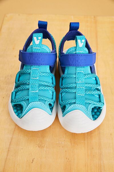 Vicco Thin Lighted Boys Preschool Green Sandals