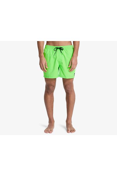 Quiksilver Ανδρικό σορτς μαγιό Everyday Solid Volley 15 EQYJV04120-GGY0 Πράσινο