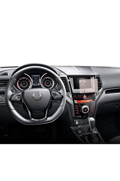 Ssangyong Kyron Duragon navigation display protection film, for Ssangyong Tivoli XLV 2016+, transparent, kit