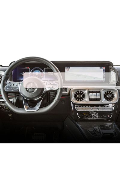 MERCEDES Navigation and dashboard clock foil Duragon, for Mercedes Benz G-CLass (W464) 2018-2024, matte, kit