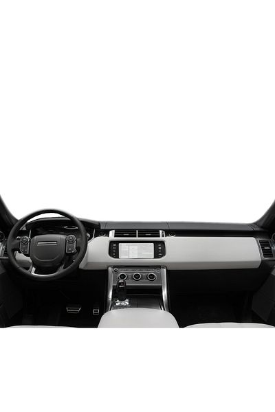 Land Rover Range Rover Navigation Protection Film Land Rover Range Rover L 2014-2024, Duragon, Transparent silicone, kit