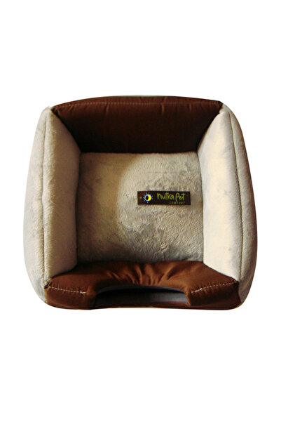 NUTRAPET سرير كات ناب قابل للتحويل رمادي/بني 41*41*30 سم