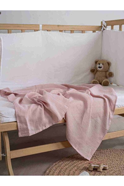 BebeSoft Çift Kat Müslin Bebek Örtüsü (%100 Pamuk)