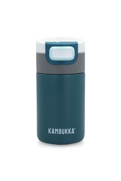 Kambukka BPA-Free Leak-Proof Insulated Thermal Mug Deep Teal 300ml