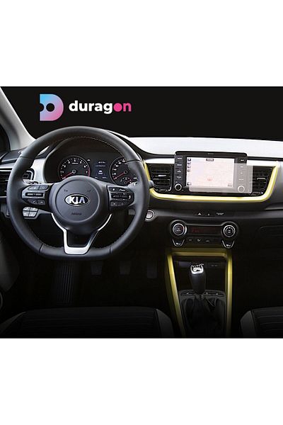 Hyundai / Kia Navigation Protection Film Kia Stonic 2017+, Duragon, Matte silicone, installation kit