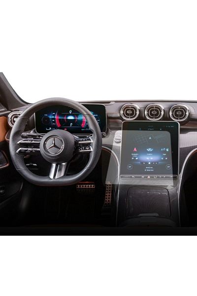 MERCEDES Navigation Protection Sheet Mercedes-Benz C-CLASS 2021+, GLC 2022+, CLE 2023+, Mat, kit