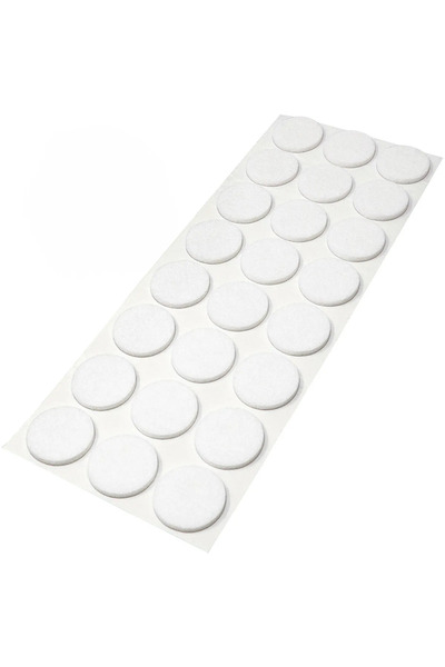 EYD Yapışkanlı Parke Zemin Koruyucu Kaydırmaz Keçe Masa Sandalye Ayak Keçesi 20MM (50 Adet)