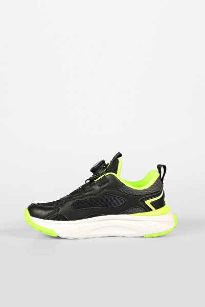 Vicco Odette Lightweight Boy's Black Sports Shoes