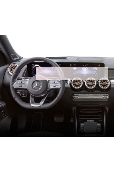 MERCEDES Duragon navigation and dashboard clock protection film, for Mercedes Benz EQB 2021-2023, matte, kit
