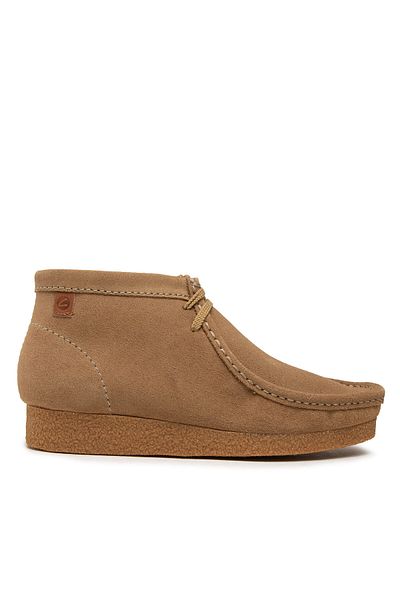 CLARKS Men's ankle boots beige CLARKS-SHACRE BOOT DARK SAND SUEDE 261594387