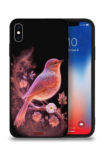 Tolwak جراب حماية لجهاز Apple iPhone XS بتصميم طائر لطيف