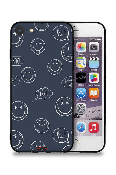 Tolwak غطاء حماية لجهاز Apple iPhone 8 برسومات وجوه رائعة