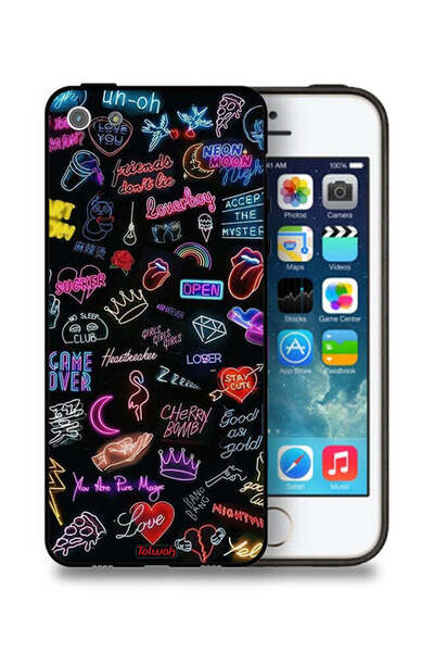 Tolwak جراب حماية لهاتف Apple iPhone 5/5s/SE - اقبل الغموض