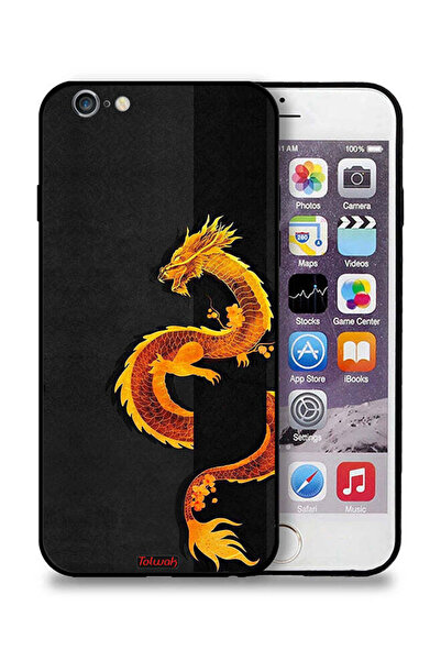 Tolwak غطاء حماية لجهاز Apple iPhone 6 Plus/6s Plus برسومات التنين