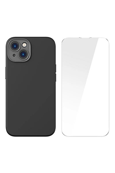 Nacario حافظة سيليكون سائلة لهاتف آيفون 14 بلس 6.7 ماج سيف + واقي شاشة مقوى -...