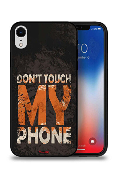 Tolwak جراب حماية لجهاز Apple iPhone XR - لا تلمس هاتفي