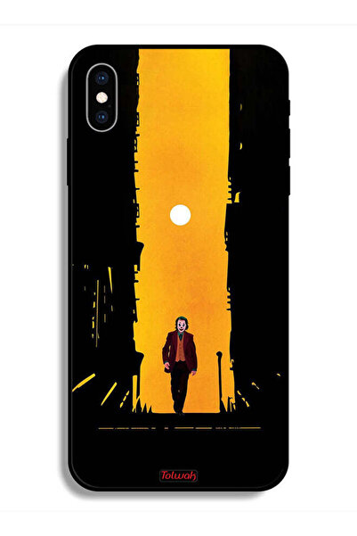 Tolwak جراب حماية لهاتف Apple iPhone X - عمل فني تجريدي رقمي للجوكر