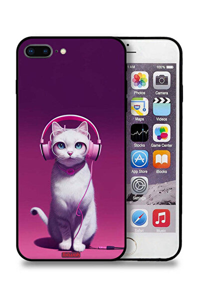 Tolwak جراب حماية لجهاز Apple iPhone 7 Plus بتصميم قطة لطيفة