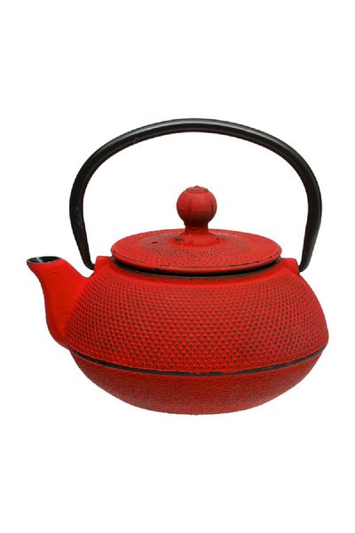 Secret de Gourmet Iron Mini Doty Teapot Red and Black 600ml