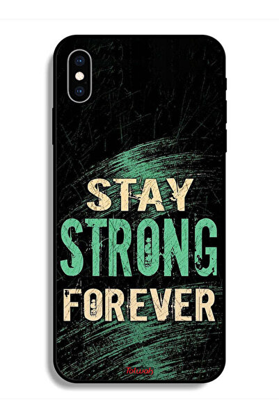Tolwak Protective Case For Apple iPhone X Stay Strong Forever