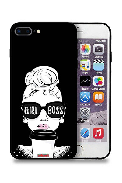 Tolwak غطاء حماية لهاتف Apple iPhone 7 Plus من Girl Boss