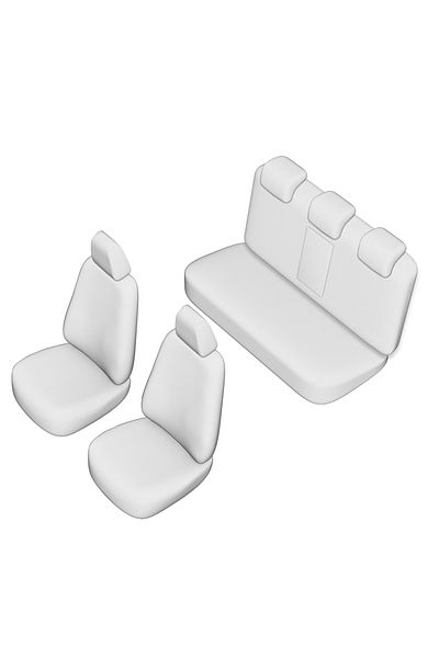 Umbrella Set Huse Scaun Umbrella Pentru Audi A-4 (B6) 2002-2008 Cu Tetiere Spate In Forma De L