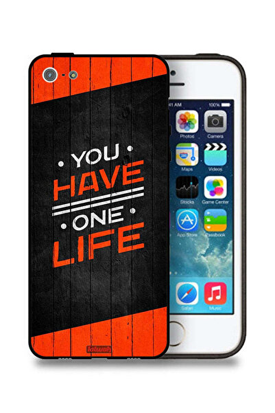Tolwak جراب حماية لجهاز Apple iPhone 5/5s/SE - لديك حياة واحدة
