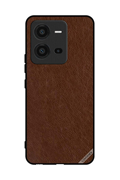 Covernex غطاء حماية لهاتف فيفو V25 بنمط جلدي