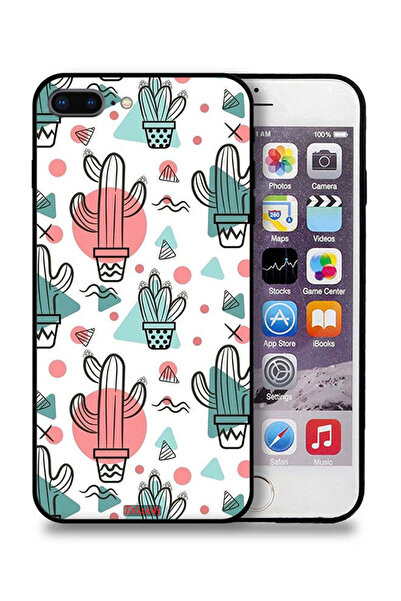 Tolwak غطاء حماية لجهاز Apple iPhone 8 Plus بتصميم الصبار