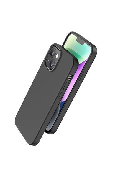 Marsilyan ieg ™   حافظة سيليكون مغناطيسية من سلسلة HOCO Pure لهاتف آيفون 15 ب...