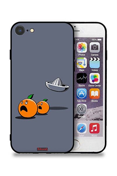 Tolwak جراب حماية لجهاز Apple iPhone SE (2020) بتصميم فني رقمي بسيط وفكاهي