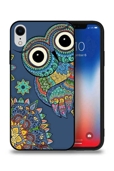Tolwak غطاء حماية لهاتف Apple iPhone XR بتصميم بومة زهرية