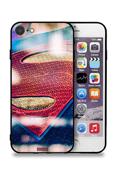 Tolwak جراب حماية Apple iPhone SE (2020) بشعار سوبرمان