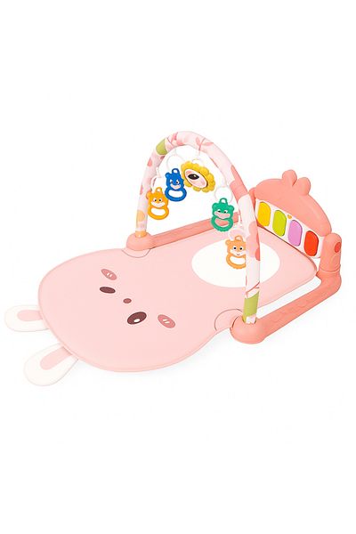 Factory Price - Cute Rabbit Baby Play Gym - Kick Pedal Piano, Activity Mat and Hanging toys