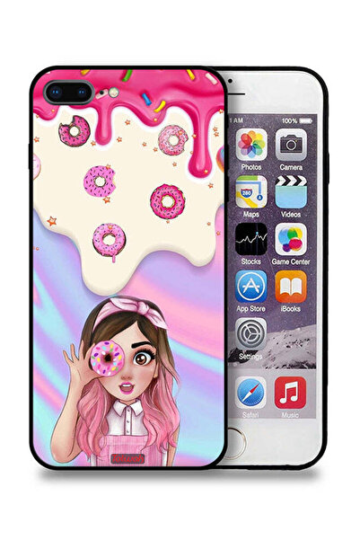 Tolwak غطاء حماية لجهاز Apple iPhone 7 Plus يحمل صورة دونات