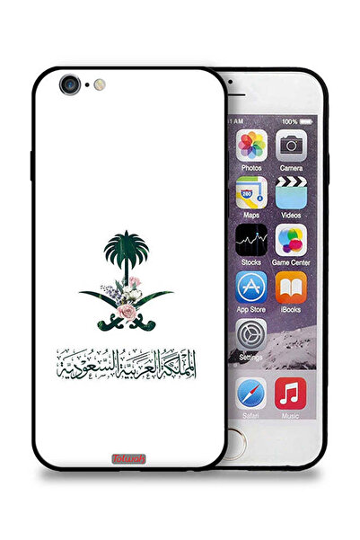 Tolwak غطاء حماية لجهاز Apple iPhone 6 Plus/6s Plus بشعار المملكة العربية الس...